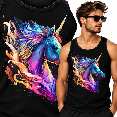 TANK TOP ZWIERZĘTA  BAD JEDNOROŻEC